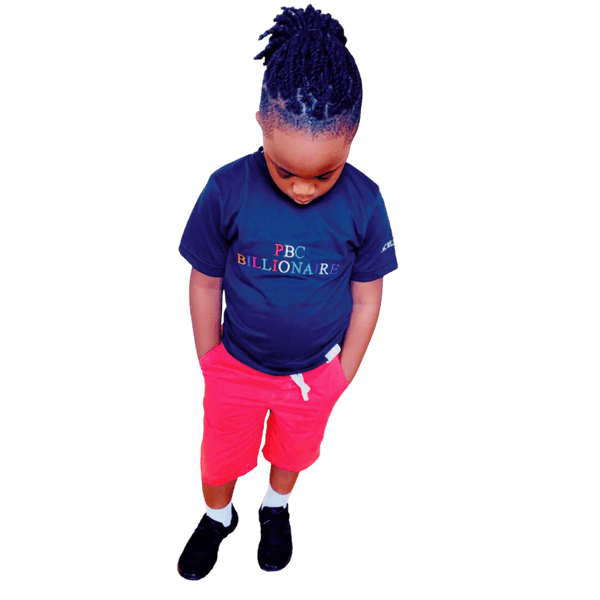Kids Multicolor PBC Billionaire Logo shirt