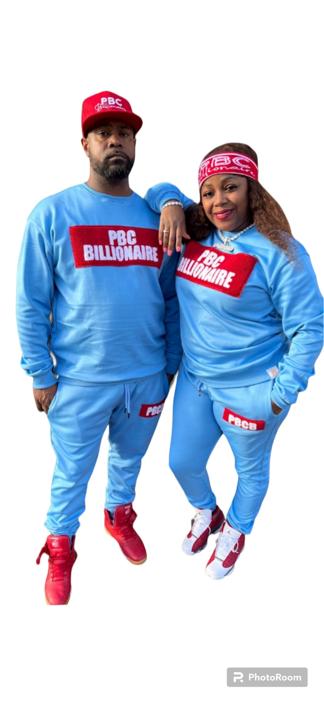 PBC Billionaire Unisex Logo Crewneck Sweatsuit