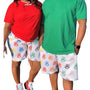 PBC Billionaire Unisex Multi Color Logo Shorts Set