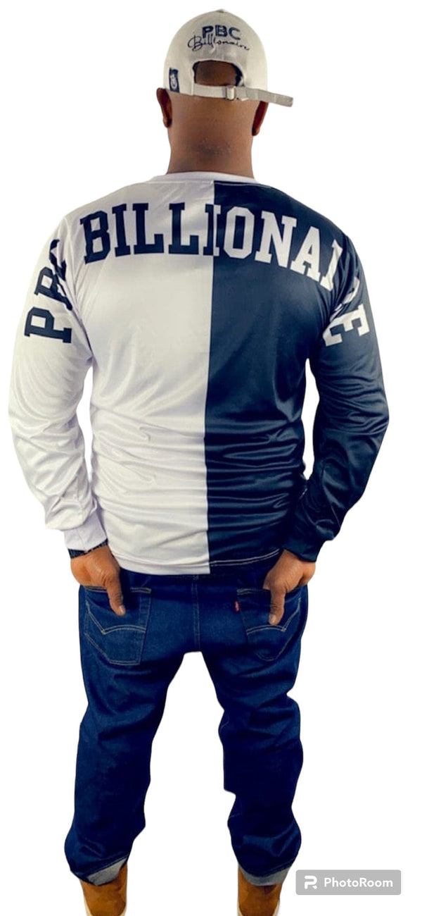 PBC Billionaire Unisex Color Block Long Sleeve Shirt