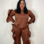 Ngozi Ruffle Jogger Set