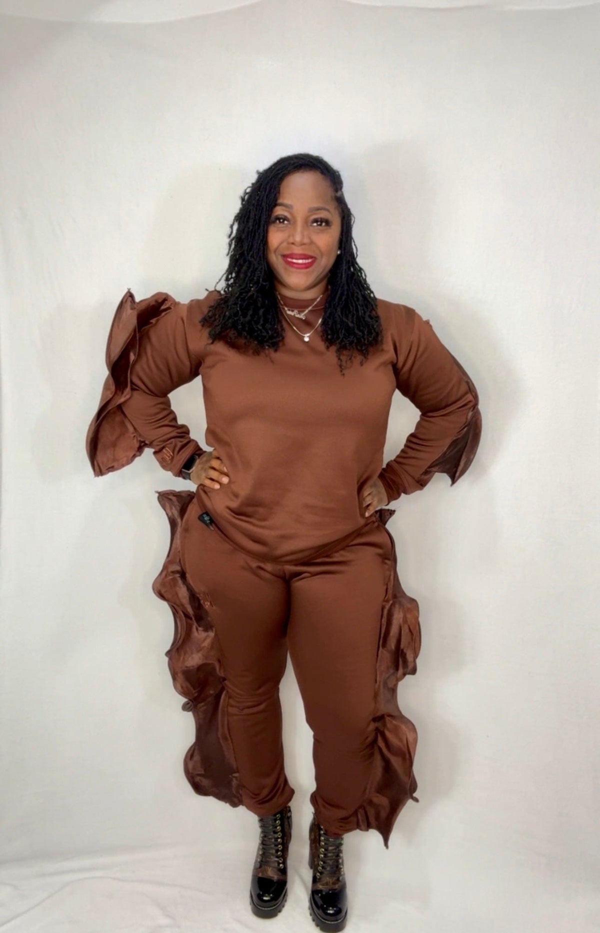 Ngozi Ruffle Jogger Set