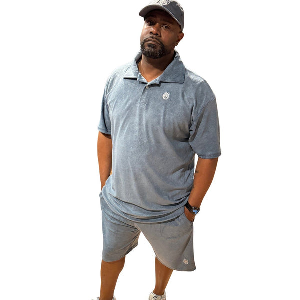 Terry Towelling Men's Polo Set