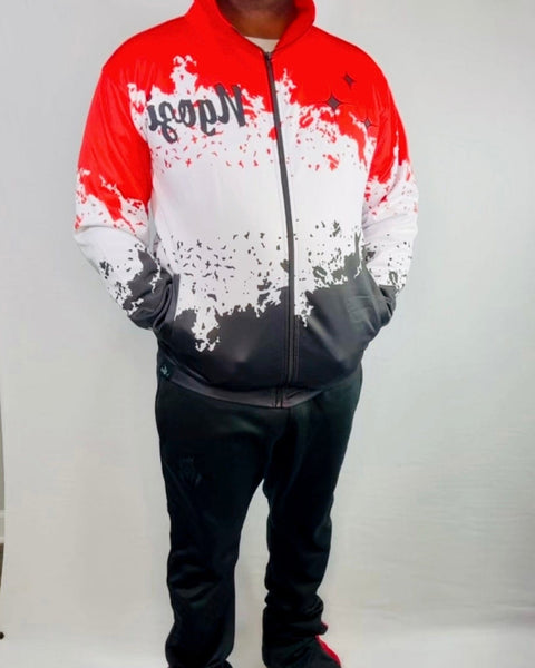 Ngozi, Graphic Stacked Tracksuit 