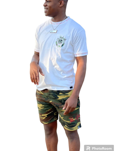 PBC Billionaire Unisex Camo Short Set