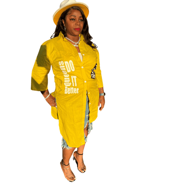 Asymmetrical queens do it better blouse