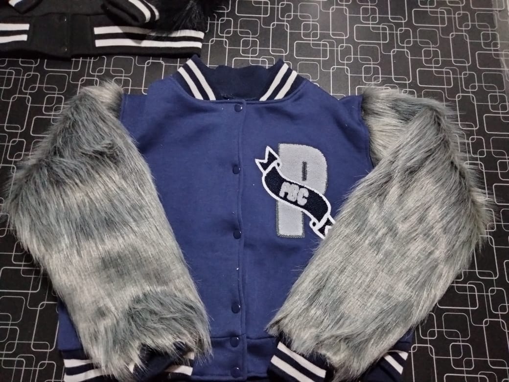 PBC Billionaire, Wool/Fur Varsity Jacket