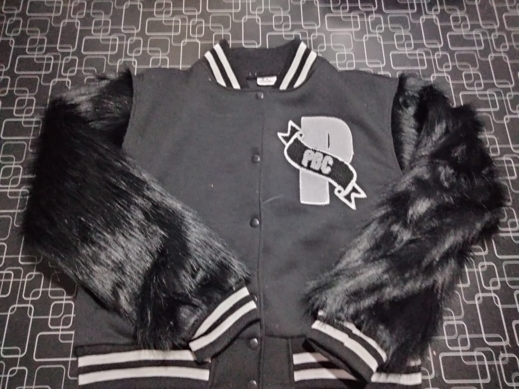 PBC Billionaire, Wool/Fur Varsity Jacket
