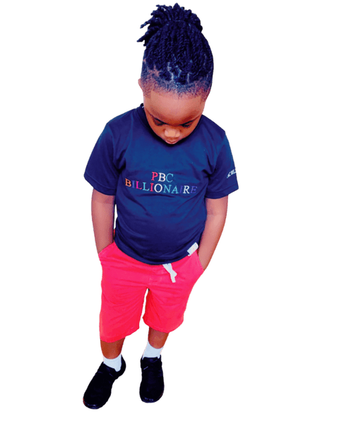 Kids Multicolor PBC Billionaire Logo shirt