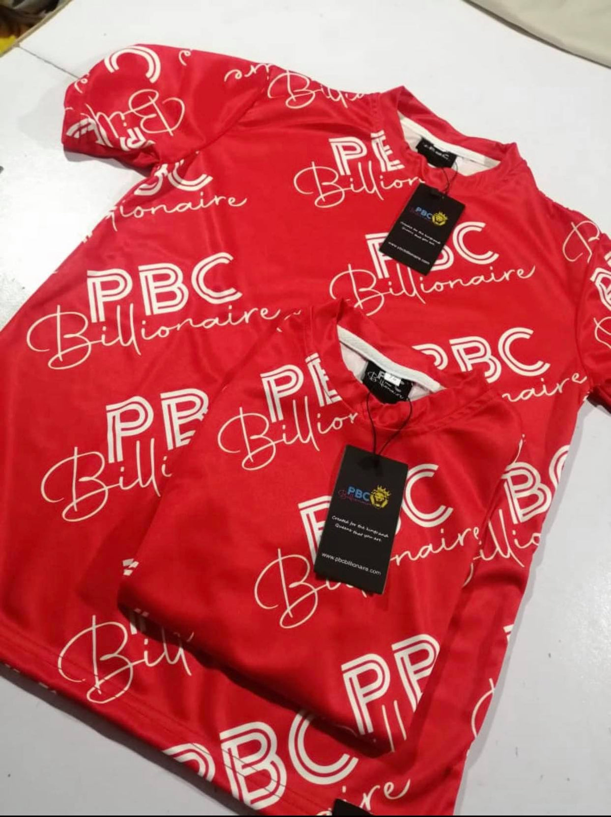 PBC Billionaire All Over Logo - Set