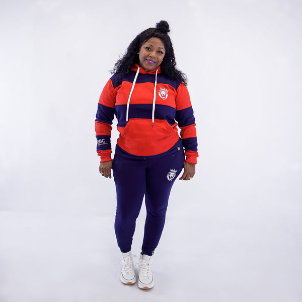 PBC Billionaire Women's Striped Joggers Set